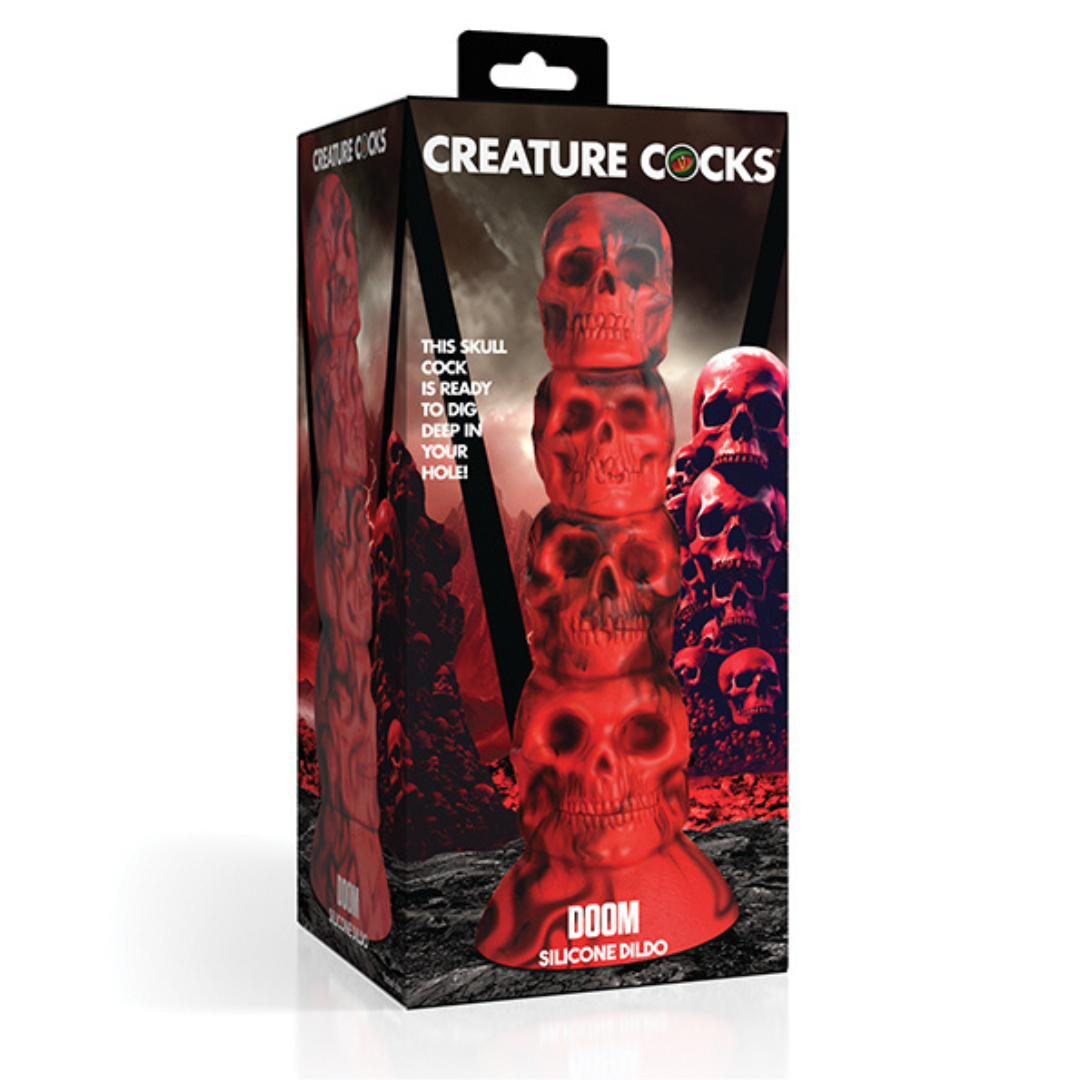 Creature Cocks | Doom Silicone Suction Cup Anal Safe Dildo