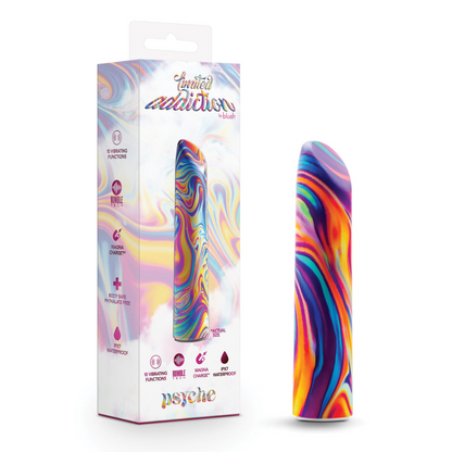 Limited Addiction By Blush® | Psyche Power Vibe Rainbow Vibrator with Powerful RumboTech™ Technology