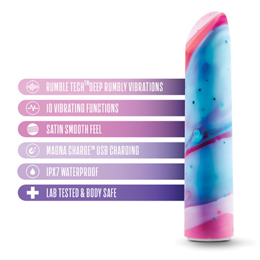 Limited Addiction By Blush® | Fascinate Power Vibe Peach Vibrator with Powerful RumboTech™ Technology