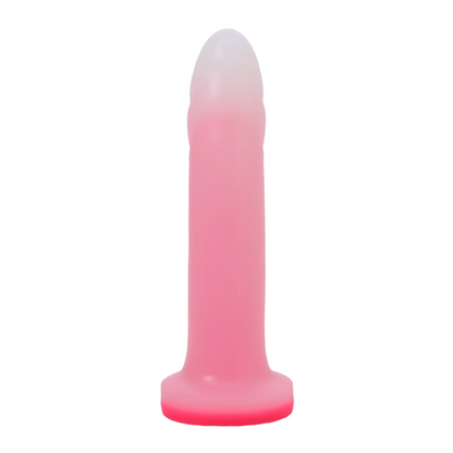 Tantus | Flurry Rose Quartz Silicone G-Spot Dildo | Dual Density Realistic Feel