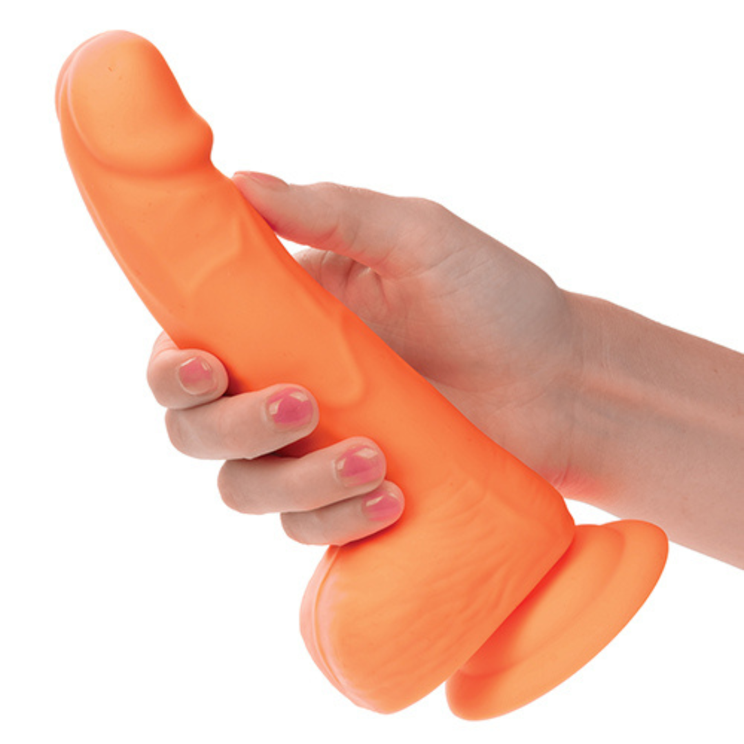 Neon Silicone Studs® 6" Dildo – Vibrant & Life-Like Pleasure