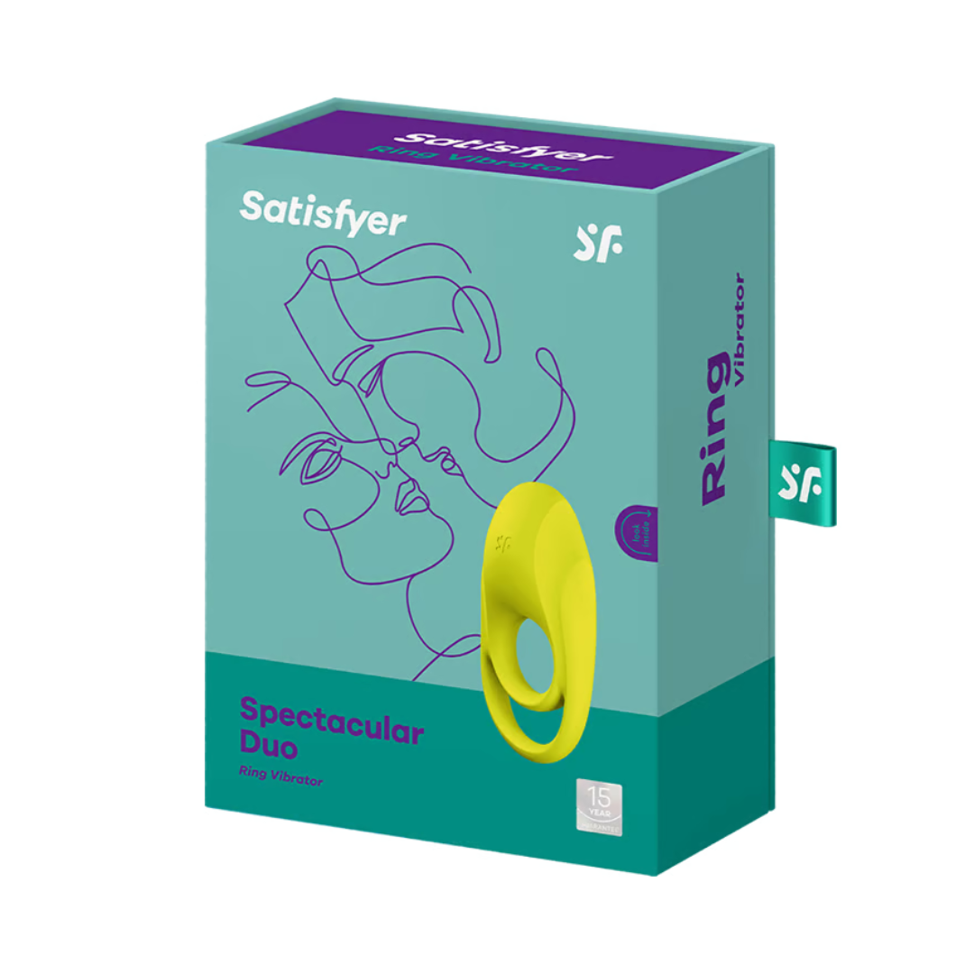 Satisfyer | Spectacular Duo Ring Vibrator - Lime Green