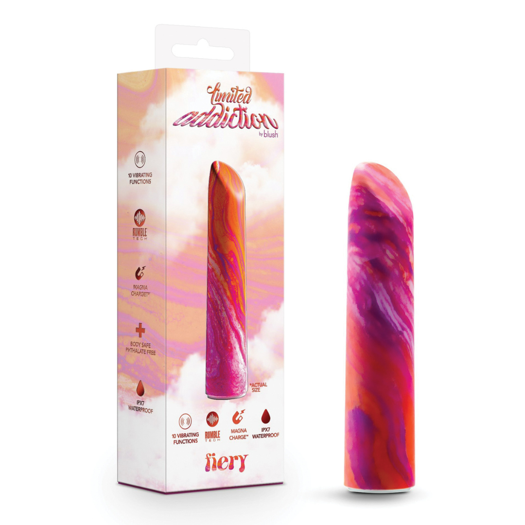 Limited Addiction By Blush® | Fiery Power Vibe Coral Vibrator with Powerful RumboTech™ Technology