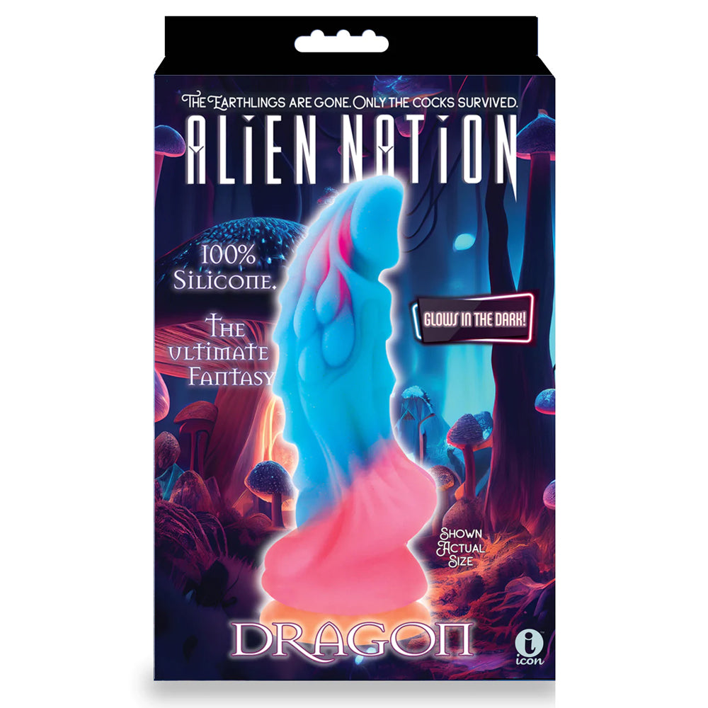 Alien Nation | Glow Dragon Silicone Glow in the Dark Creature Dildo