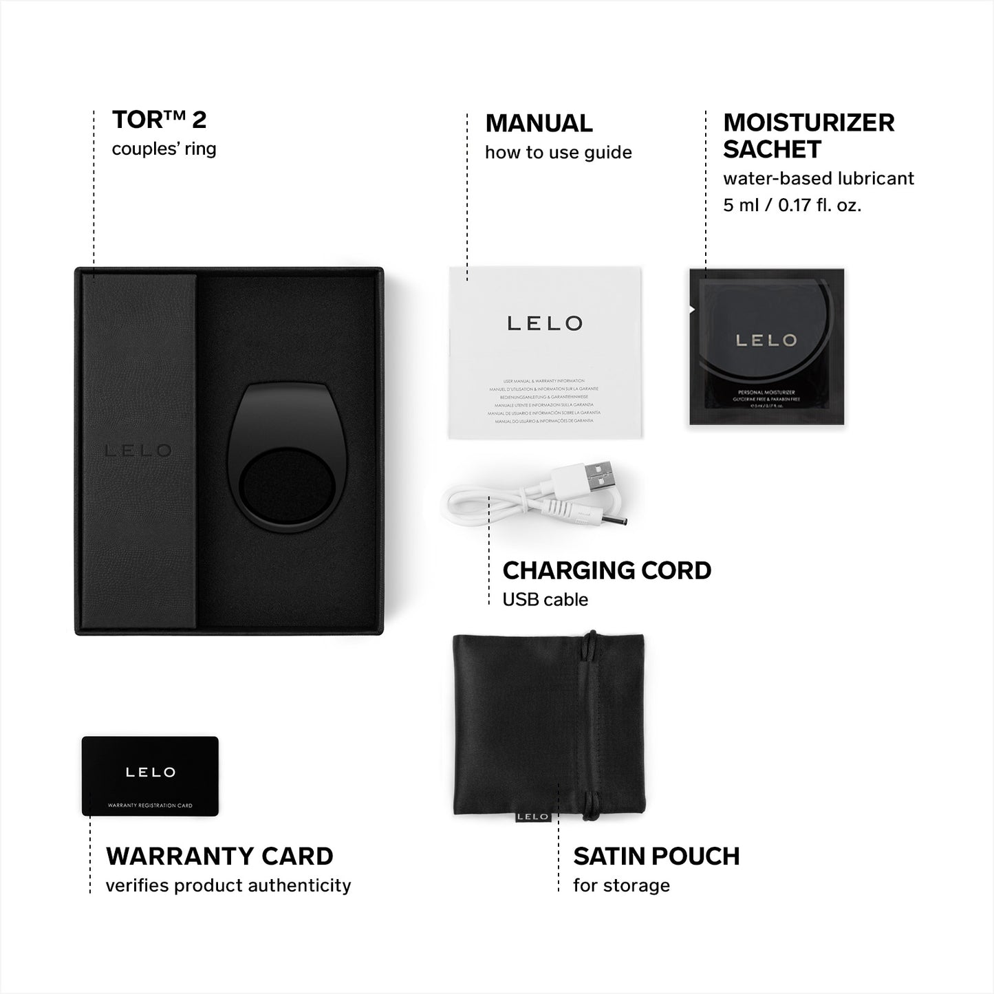 LELO | TOR™ 2 - Rechargeable Vibrating Cock Ring