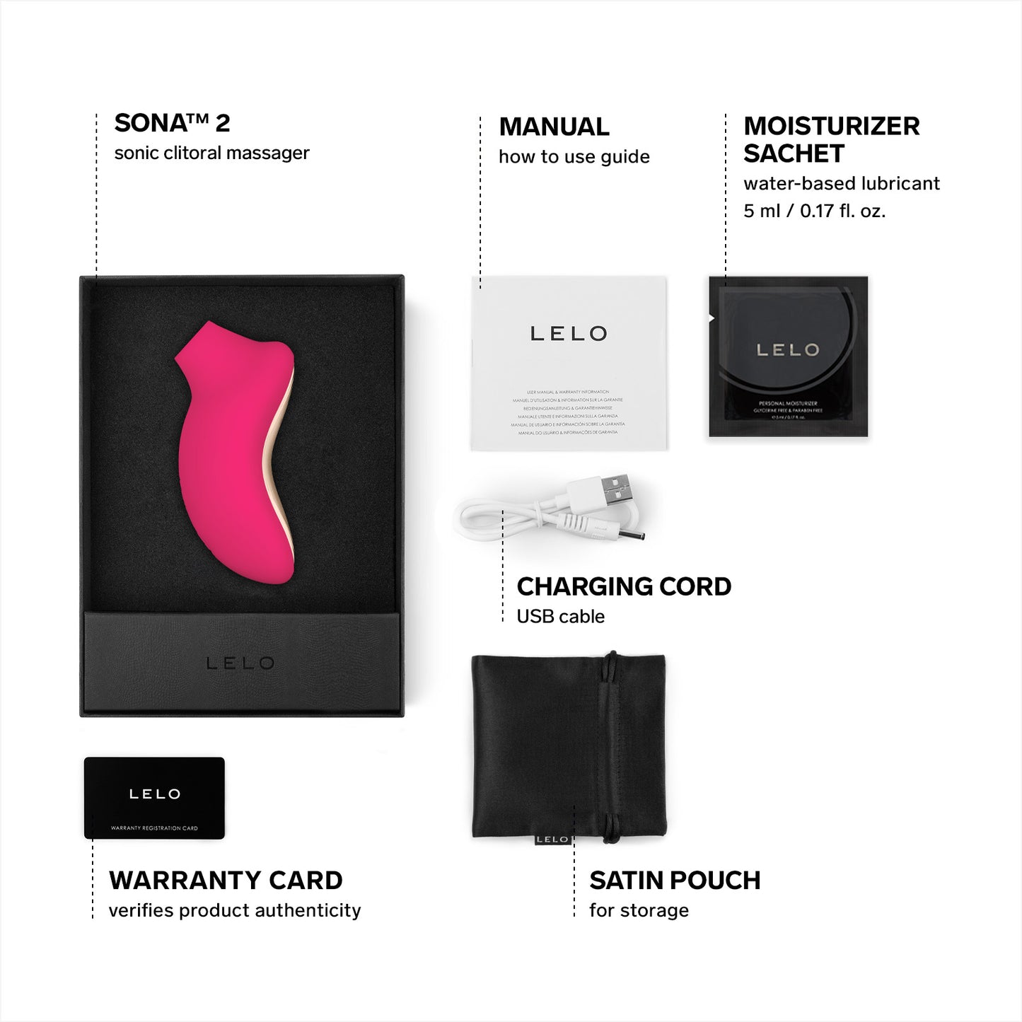 LELO | SONA™ 2 - Clitoral Stimulator