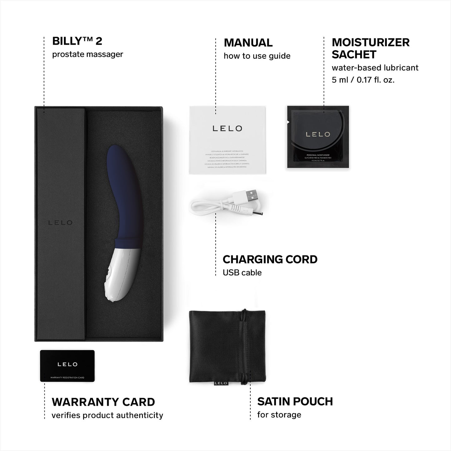 LELO | Billy 2 Prostate Massager - Advanced Prostate Stimulation