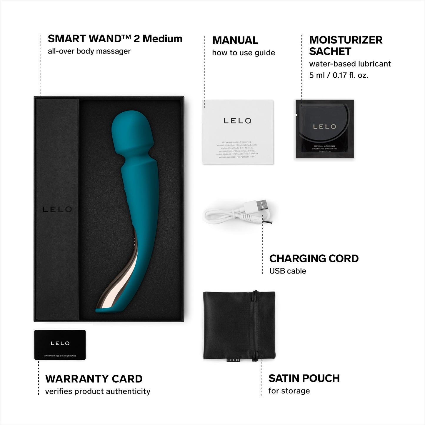 LELO | SMART WAND™ 2 - Medium Wand Massager