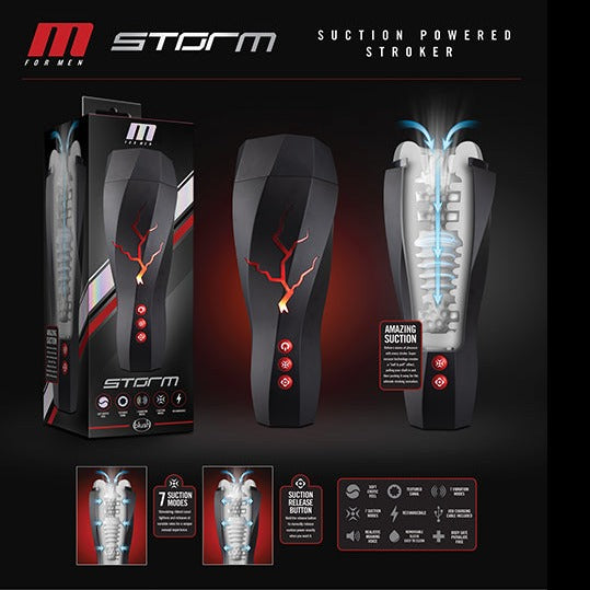 M for Men by Blush® | Storm Suction Powered Stroker