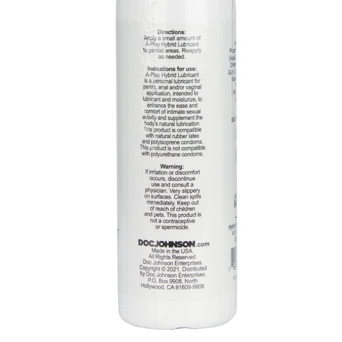 A Play Hybrid Anal Lubricant - 4 oz