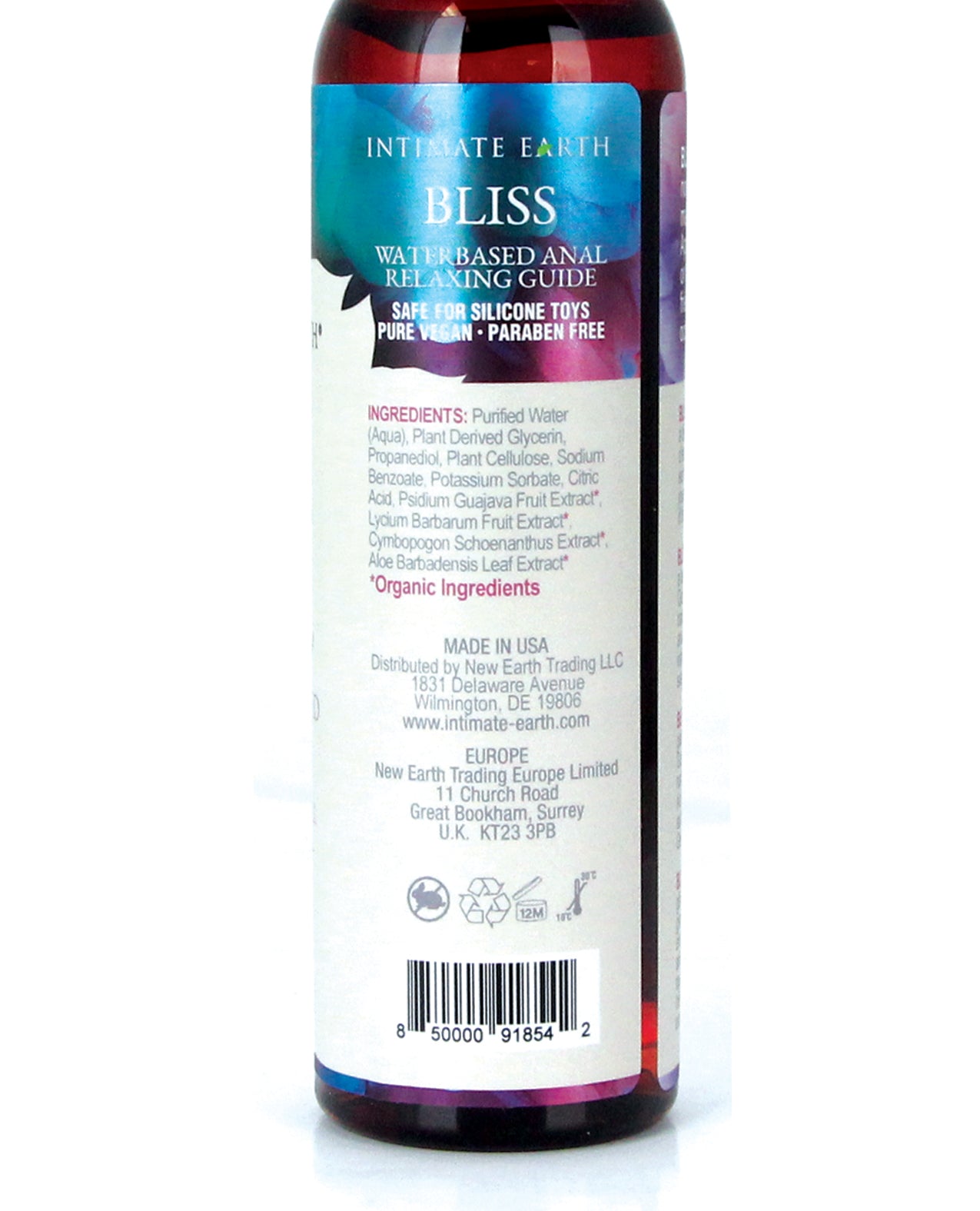 Intimate Earth | Bliss Anal Relaxing Water Based Glide - 8 oz