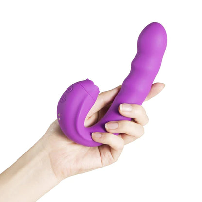 LILIAN G Spot Vibrator With Rotating Head & Tongue Vibrator