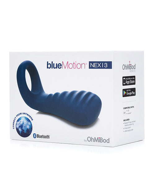 Blue Motion NEX|3 Couples Ring - Cobalt Blue Vibrating Cock Ring