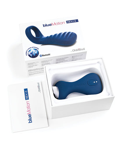 Blue Motion NEX|3 Couples Ring - Cobalt Blue Vibrating Cock Ring