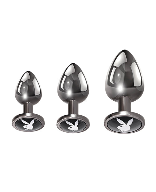 Playboy | Pleasure Pleasure 3 Ways Butt Plugs Set