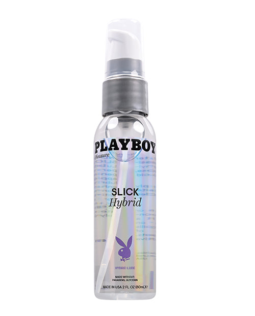 Playboy Pleasure Slick Hybrid Lubricant - 4oz/ 2oz