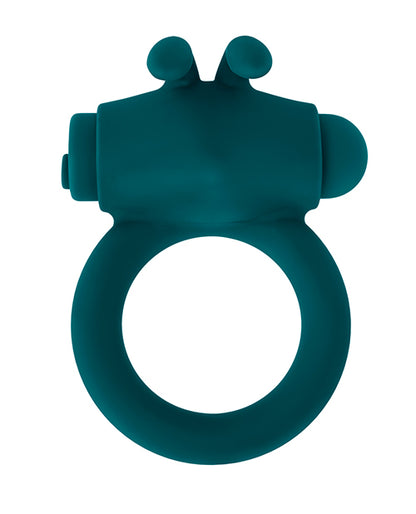 Playboy | Pleasure Bunny Buzzer Cock Ring - Deep Teal