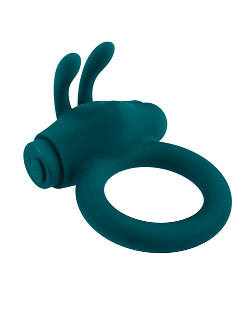 Playboy | Pleasure Bunny Buzzer Cock Ring - Deep Teal