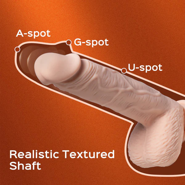 Honey Play Box | PAXTON App Controlled 8.5 Inch Realistic Vibrating Penetrator Suction Cup Dildo