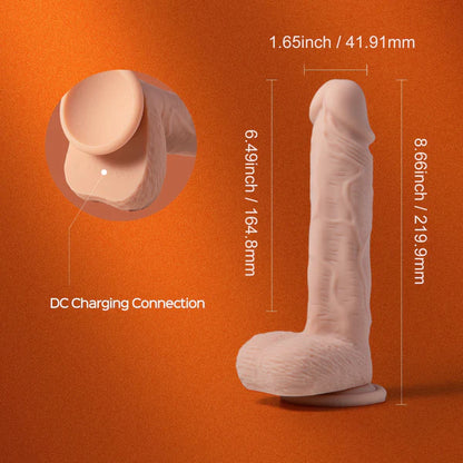 Honey Play Box | PAXTON App Controlled 8.5 Inch Realistic Vibrating Penetrator Suction Cup Dildo