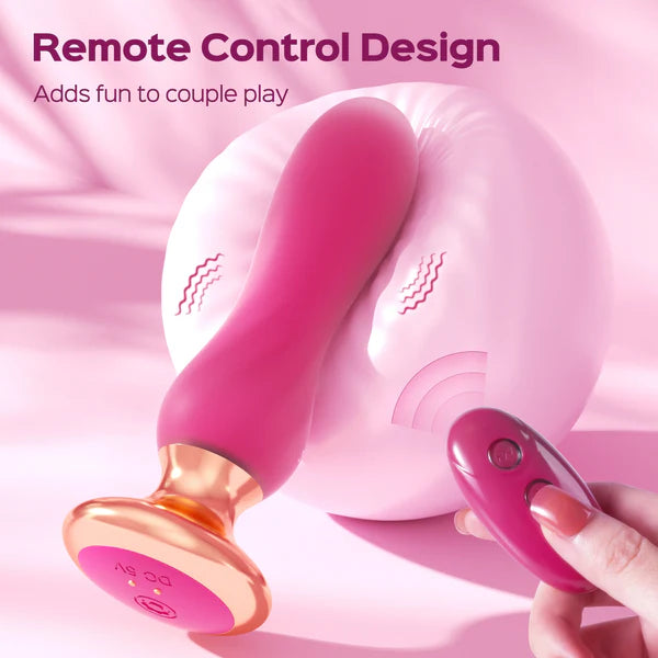 Honey Play Box | PINK HOLIC Curved Remote Vibrating Anal Plug