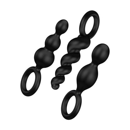 Satisfyer Booty Call Plugs - Set of 3 Black