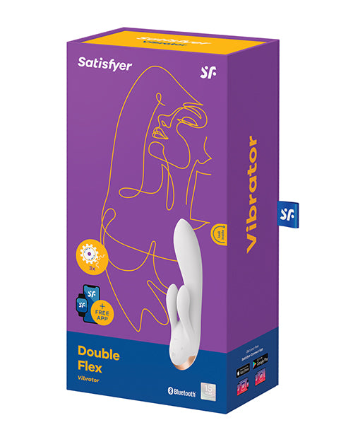 Satisfyer Double Flex Connect App (Black/ White)