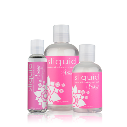 Sliquid | Sassy Anal Gel Glycerine & Paraben Free  - 2 oz / 4.2 oz / 8.5 oz