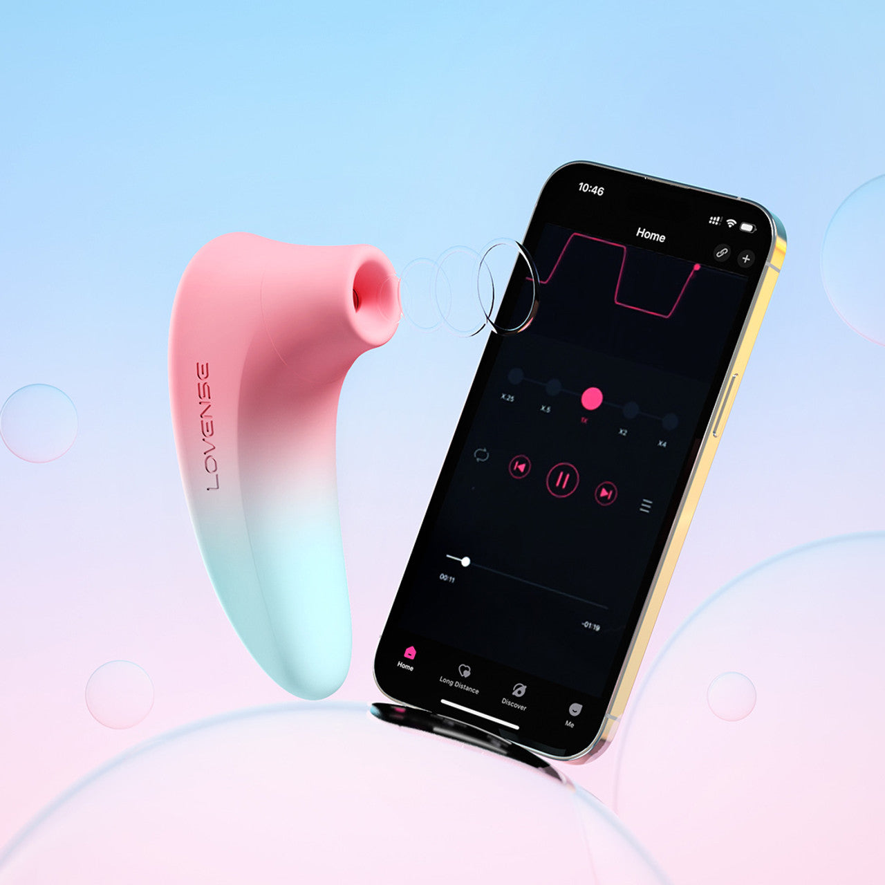 Lovense | Tenera 2 Bluetooth Clitoral Suction Stimulator