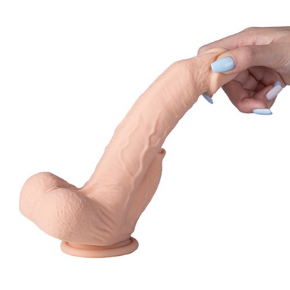 COLTER App Controlled Realistic Thrusting Dildo Vibrating Licker 8.5 Inch