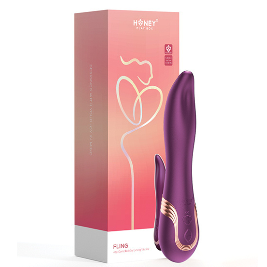 Honey Play Box | FLING App-Controlled Tongue-like Oral Licking Vibrator