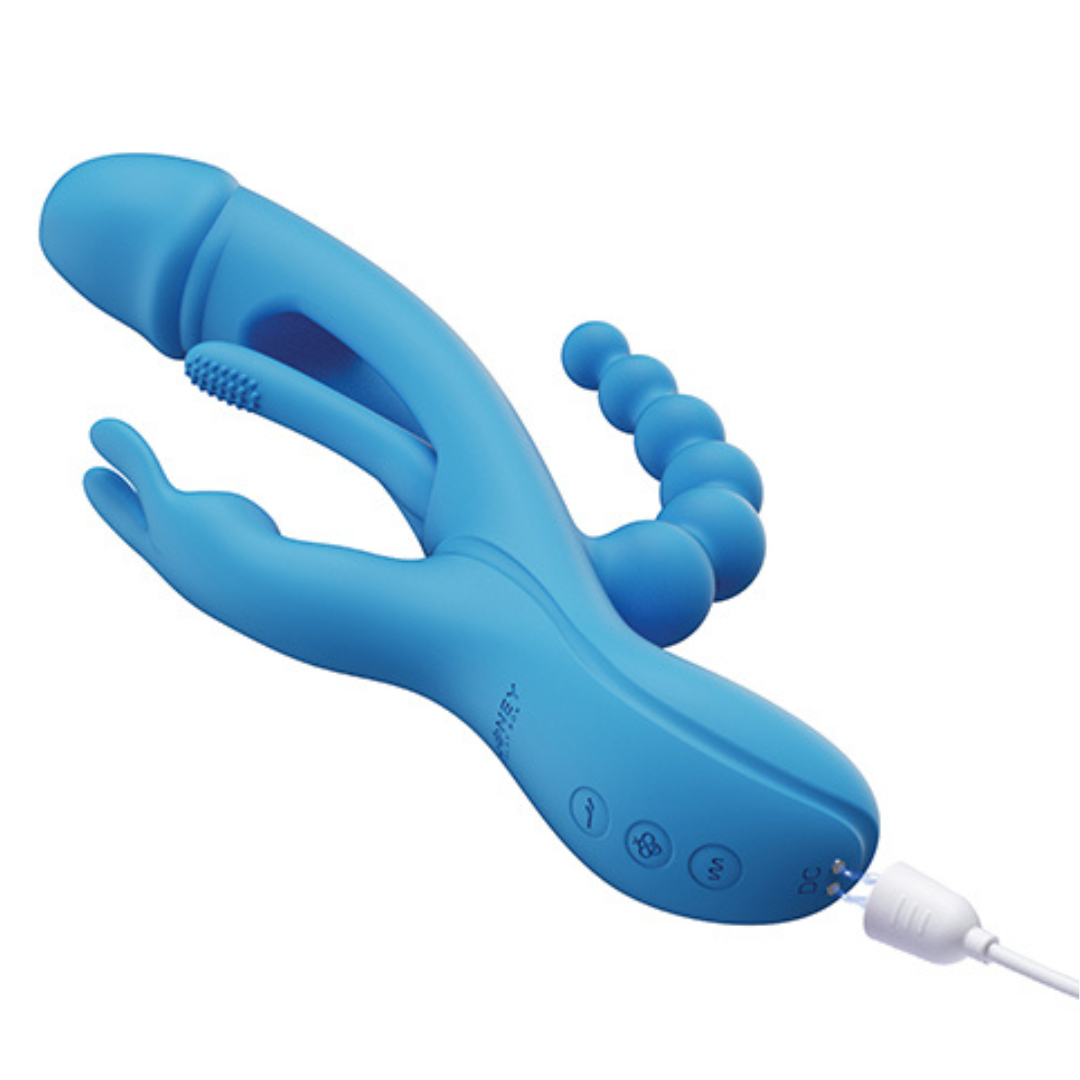 Honey Play Box | TRILUX App-Controlled Kinky Finger Rabbit Vibrator with Anal Beads