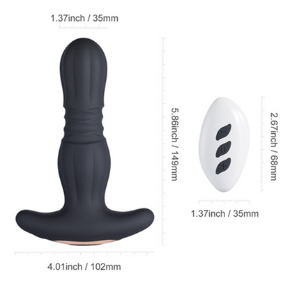 Honey Play Box | AGAS Thrusting Butt Plug with Remote Control