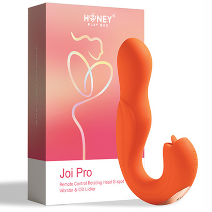 Honey Play Box | JOI PRO Remote Control Rotating Head G-spot Vibrator & Clit Licker