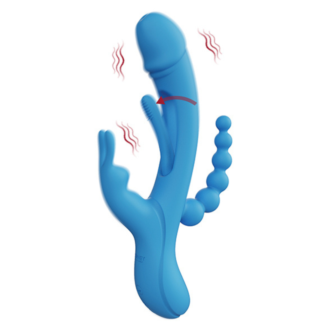 Honey Play Box | TRILUX App-Controlled Kinky Finger Rabbit Vibrator with Anal Beads