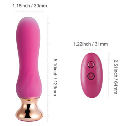 Honey Play Box | PINK HOLIC Curved Remote Vibrating Anal Plug