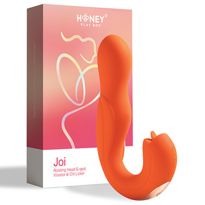 Honey Play Box | JOI Rotating Head G-spot Vibrator & Clit Licker