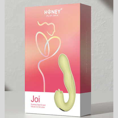 Honey Play Box | JOI Rotating Head G-spot Vibrator & Clit Licker