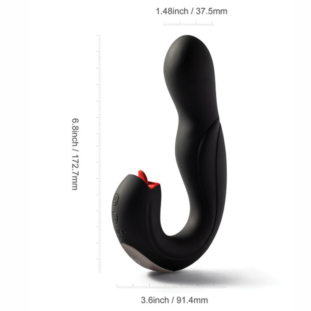 Honey Play Box | JOI PRO Remote Control Rotating Head G-spot Vibrator & Clit Licker