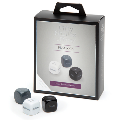 Fifty Shades of Grey Play Nice Kinky Dice for Couples