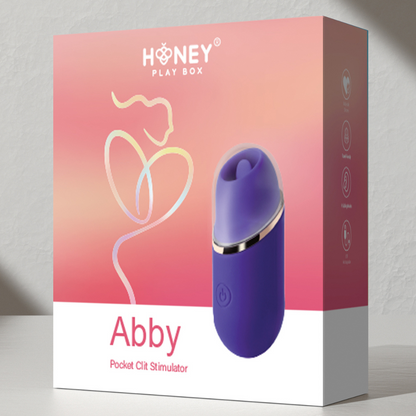 ABBY Mini Clit Licking Vibrator Tongue Sex Toy Honey Play Box