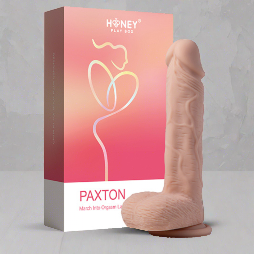 Honey Play Box | PAXTON App Controlled 8.5 Inch Realistic Vibrating Penetrator Suction Cup Dildo