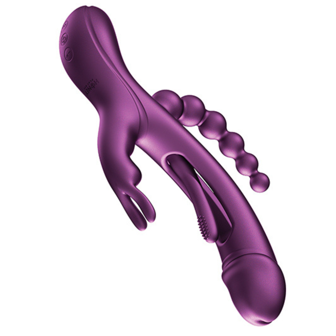 Honey Play Box | TRILUX App-Controlled Kinky Finger Rabbit Vibrator with Anal Beads