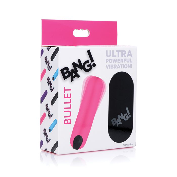 Bang! Vibrating Bullet Remote Control (Black/ Blue/ Pink/ Purple)