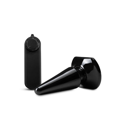 Anal Adventures By Blush® | Basic Pleaser Black 4-Inch Vibrating Anal Plug