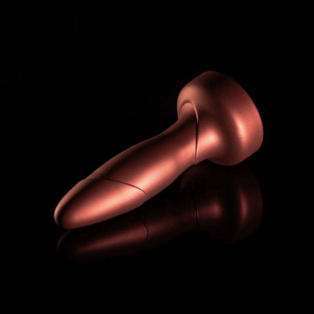 Anal Adventures Matrix By Blush® | Atomic Plug: Tapered Tip With Gyrating Shaft & Rotating Rimmer in Martian Wine | Made from Pure Puria™ Silicone & IPX7 Waterproof