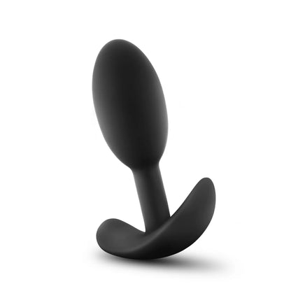 Anal Adventures Platinum By Blush® | Vibra Slim Black 3.5-Inch Anal Plug