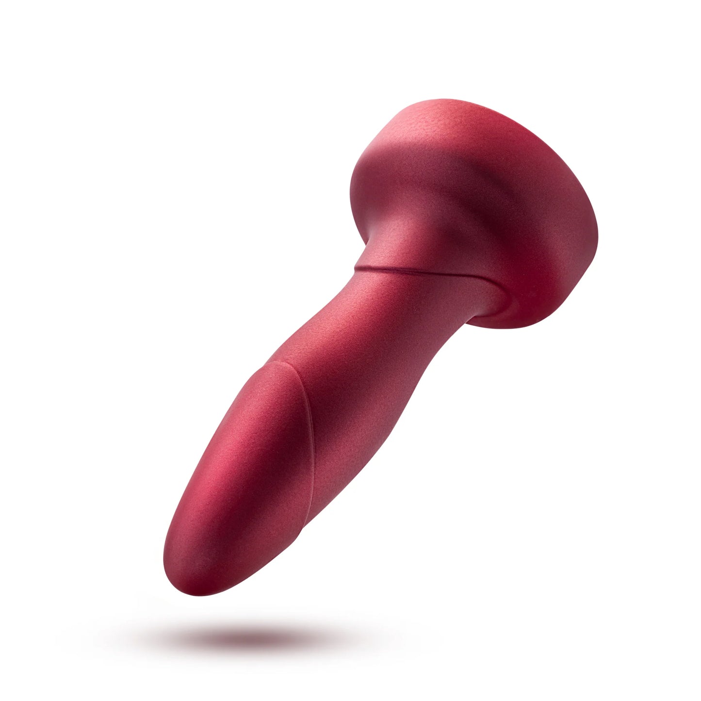 Anal Adventures Matrix By Blush® | Atomic Plug: Tapered Tip With Gyrating Shaft & Rotating Rimmer in Martian Wine | Made from Pure Puria™ Silicone & IPX7 Waterproof