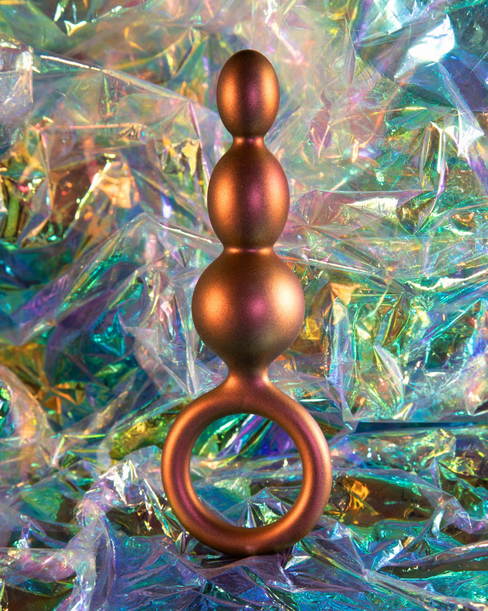 Anal Adventures Matrix By Blush® | Beaded Loop Plug - Copper