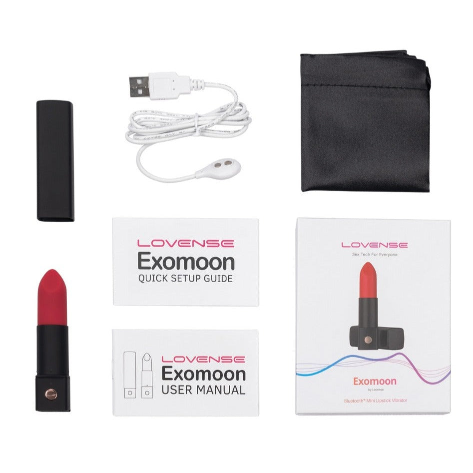 Lovense | Exomoon Lipstick Secret Mini Vibrator with Bluetooth